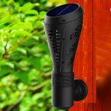 Solar Torch Light LED Double Installation Mode Garden Decoration (Black)