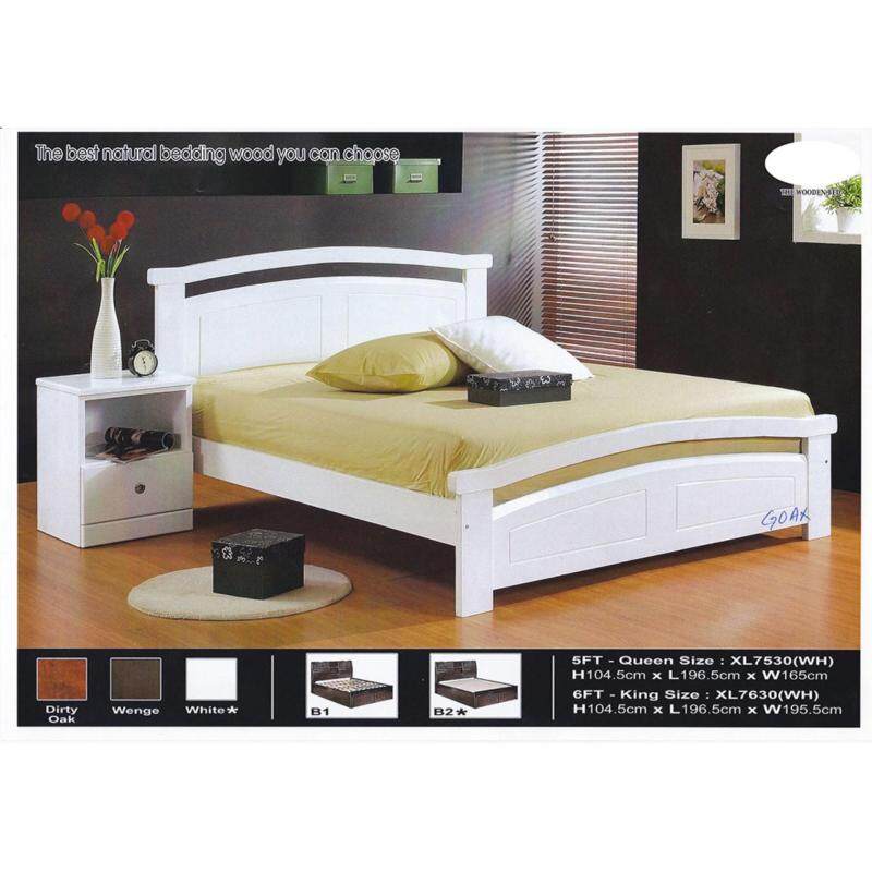 Solid Wood Strong Queen Size Wooden Bed Frame L1965MM X W1650MM X H1045MM Pre-Order 2 Week