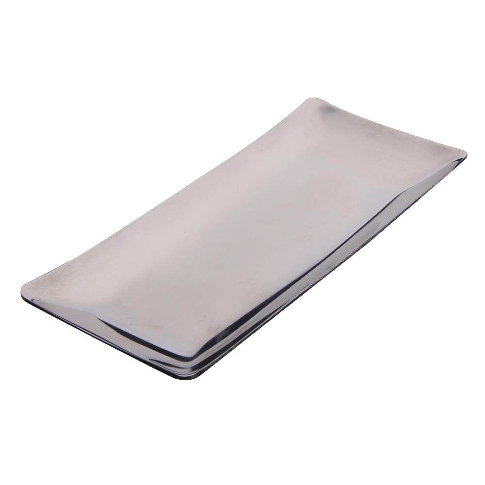 Newlifestyle Stainless Steel Hand Towel Tray Napkin Tissue Plate Dish Table Ware - intl(Black)