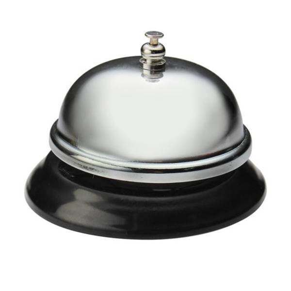 Stainless Steel Reception Bell Service Call Desk Counter Ringer (Silver) - intl