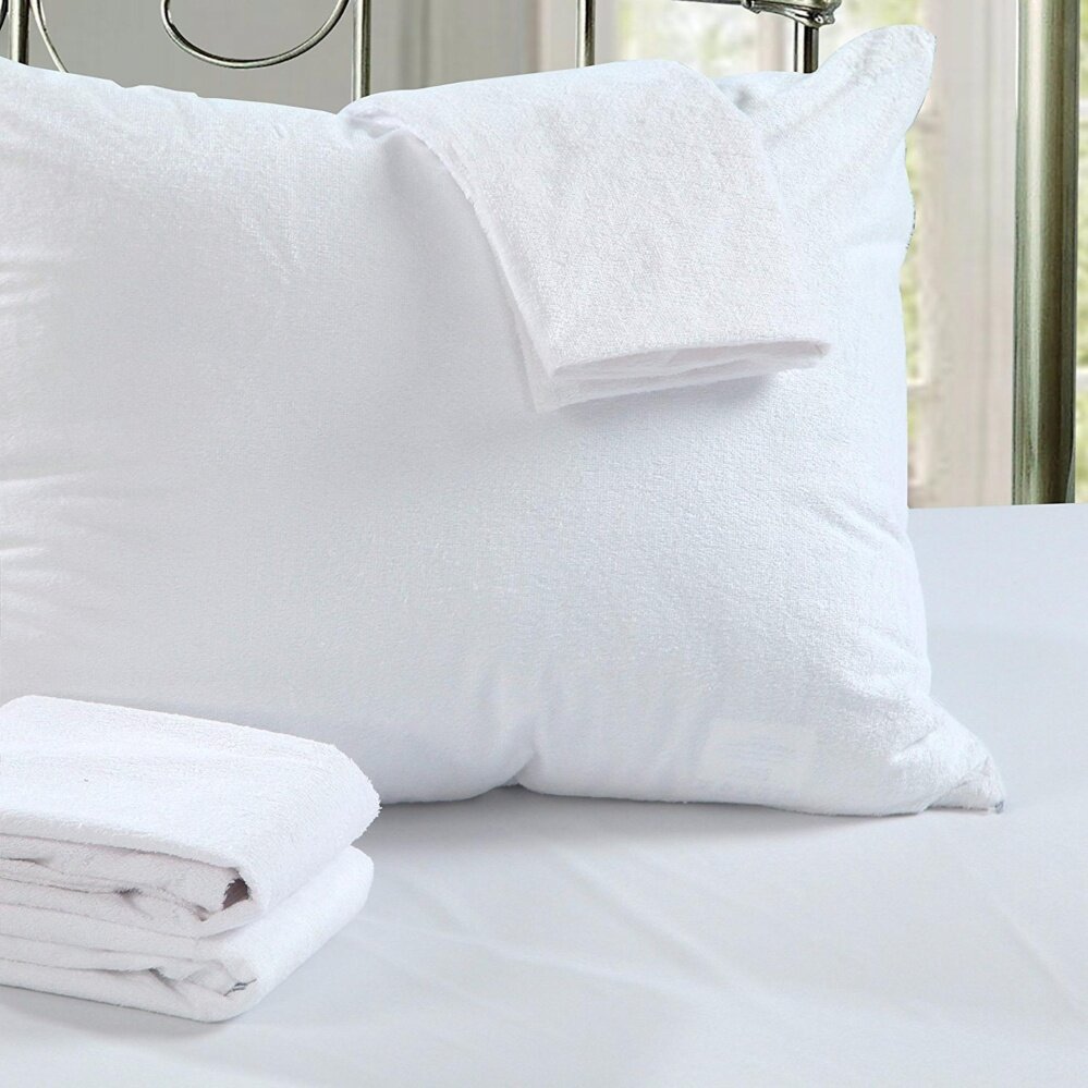 Pillow Protector For Safety S Brands Review In Set Of 2 50x70cm Cotton Terry Waterproof Pillow Protector Dust Mite Bacteria Allergy Control Bed Bug