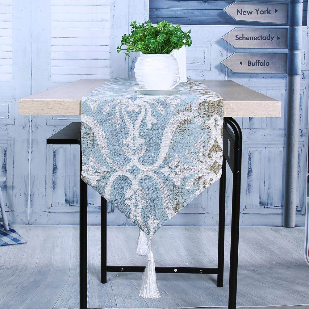 Table Cloth Flower Floral Tablecloth Party Decor Blossom Table Runner Cloth - intl