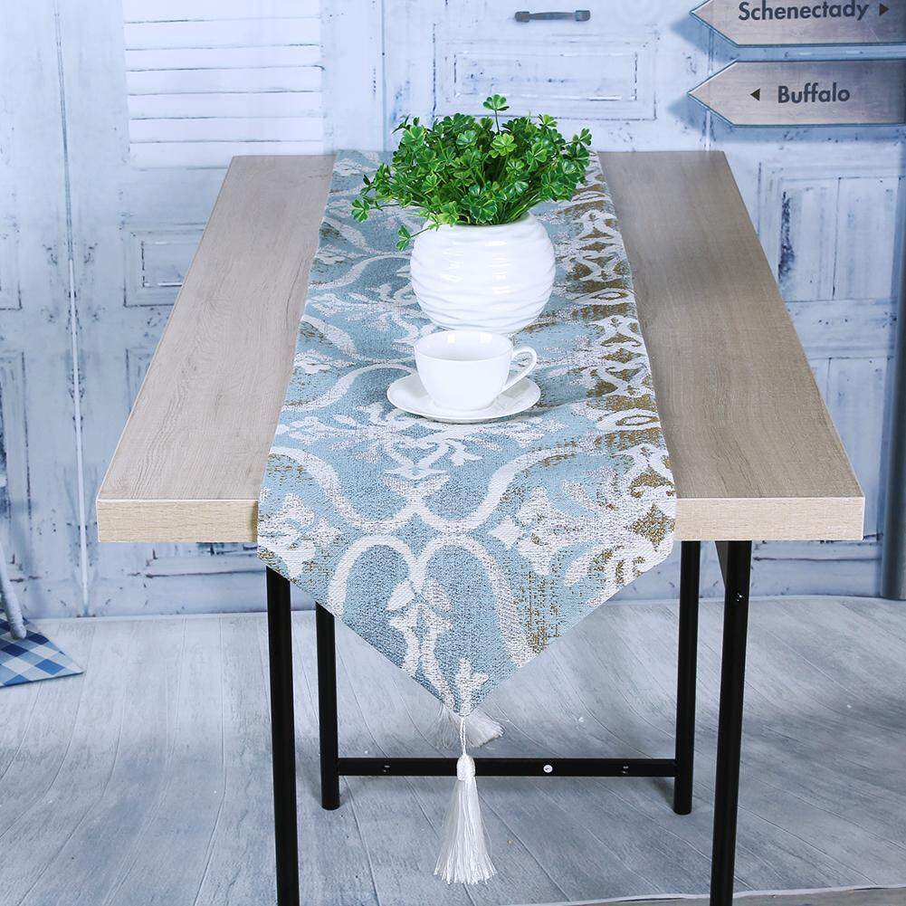 Table Cloth Flower Floral Tablecloth Party Decor Blossom Table Runner Cloth - intl