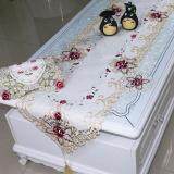 Table Runner Embroidered Floral Lace Dust Proof Covers For Home Wedding Tables Decoration size:40*150