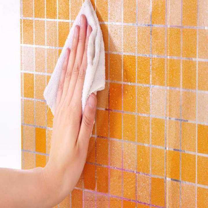 The bathroom toilet waterproof self-adhesive stickers mosaic tile wallpaper