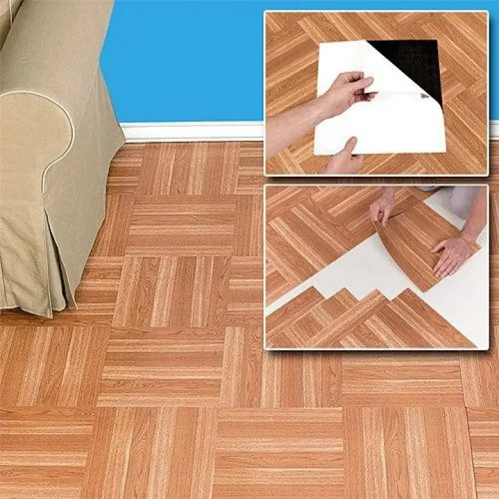 Tile Self Adhesive Beige Stick Vinyl Floor Tiles 25 Pcs X Tile Self Adhesive Beige Stick Vinyl Floor Tiles 25 Pcs X