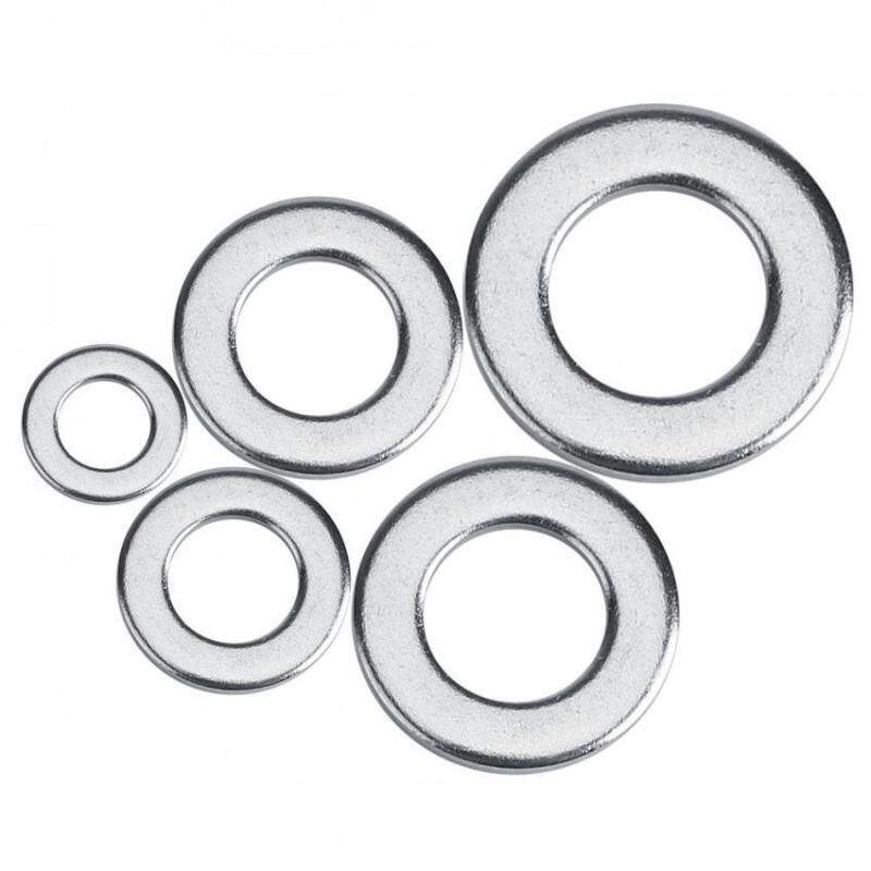 JinGle 300pcs M2~M6 Stainless Steel Flat & Spring Washers Assortment Set