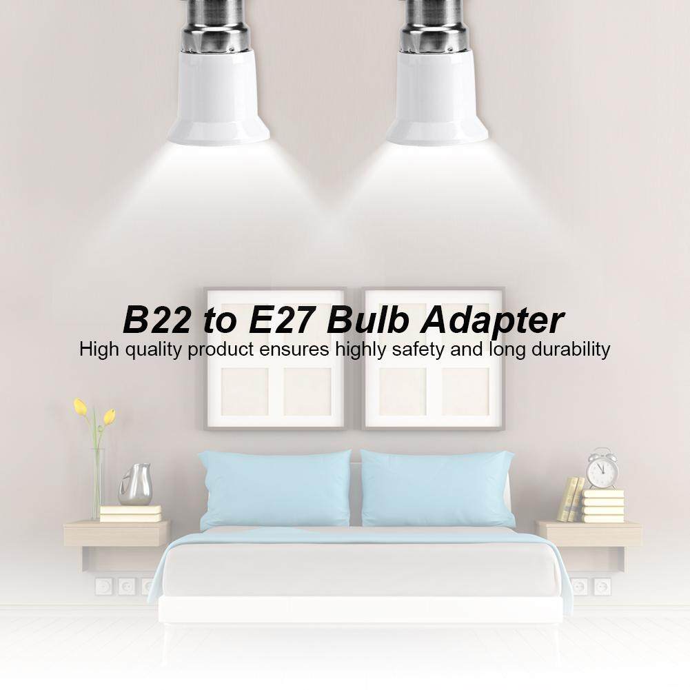 TMISHION 5pcs B22 Male to E27 Female Socket Base Bulb Adapter Converter Lamp Holders - intl