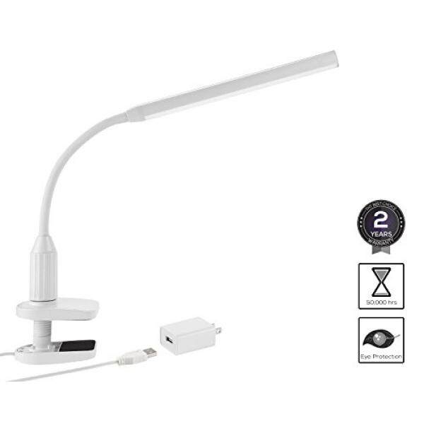 Table Lamp For Lamps S Brands Review In Torchstar 24 Leds Dimmable Flexible Gooseneck Clamp Desk Lamp Eye Care Touch Sensitive 5w Light