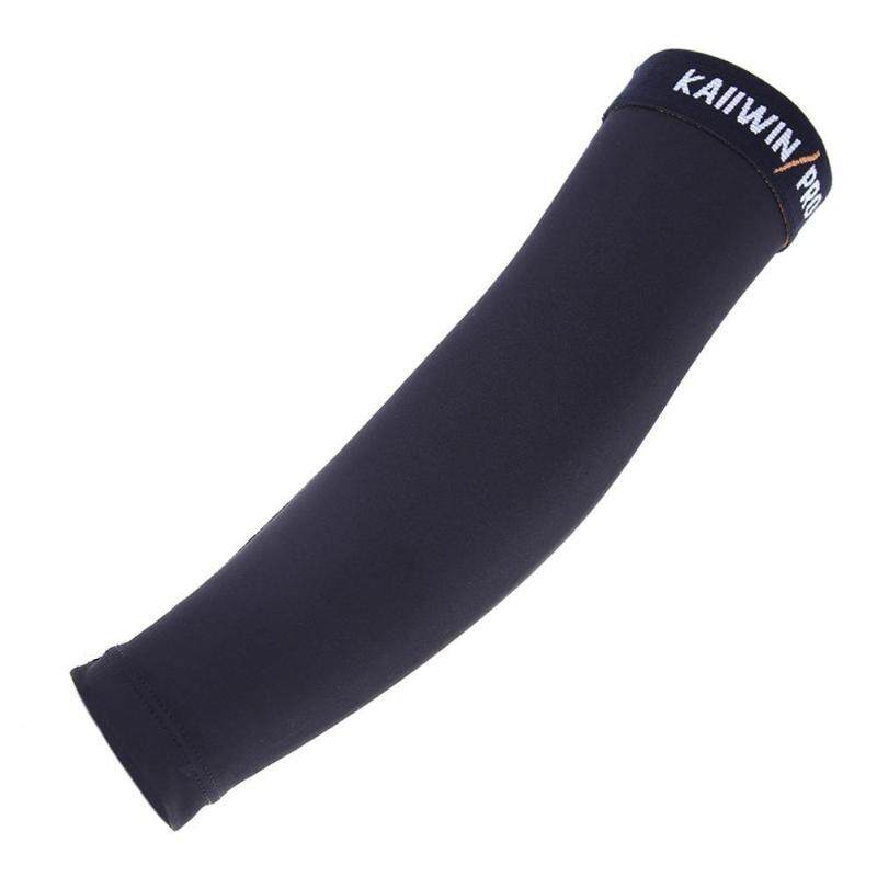 Ultrathin Letter Printed Breathable Sports Elbowpads Armguard Black(Black)-XL(Black)