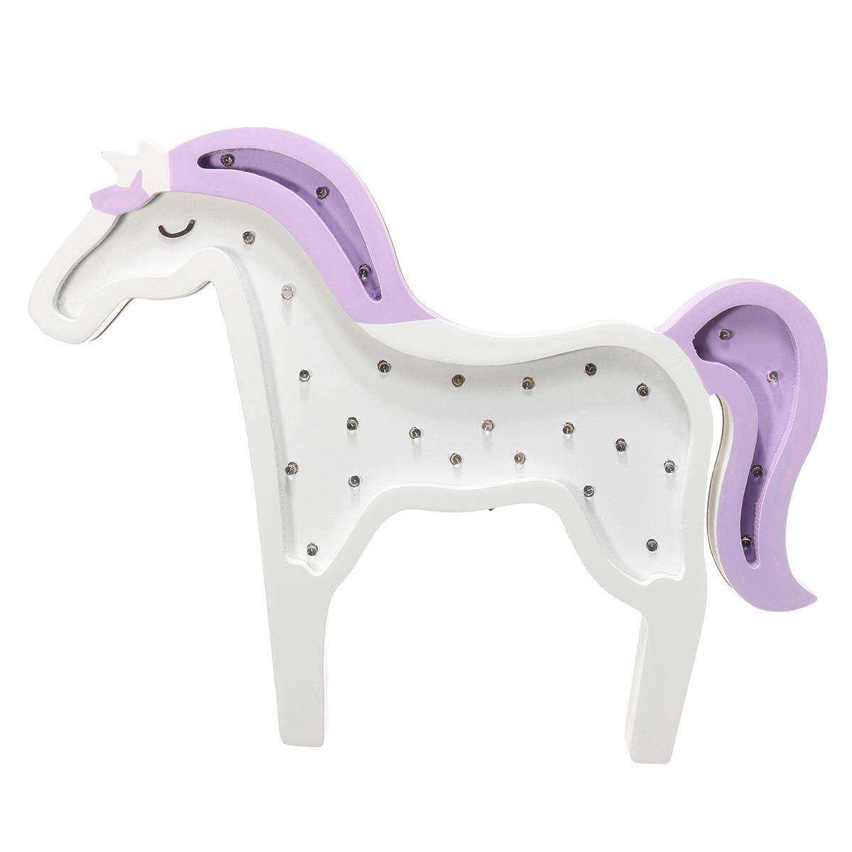 Unicorn 3D LED Table Lamp Night Light Kids Easter Valentine