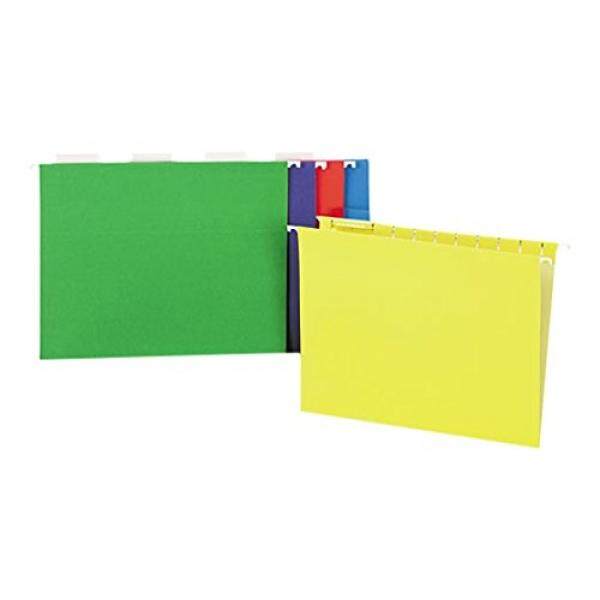 Universal-14121 Gantung Folder Berkas 1/5 Tab 11 Titik Huruf Berbagai Macam Warna 25 Per Kotak (25-Intl