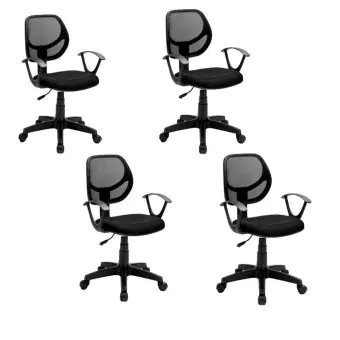 Value Deal Set Of 4 Home Office Furniture Medium Cozy Chic Value Deal Set Of 4 Home Office Furniture Medium Cozy Chic Swivel