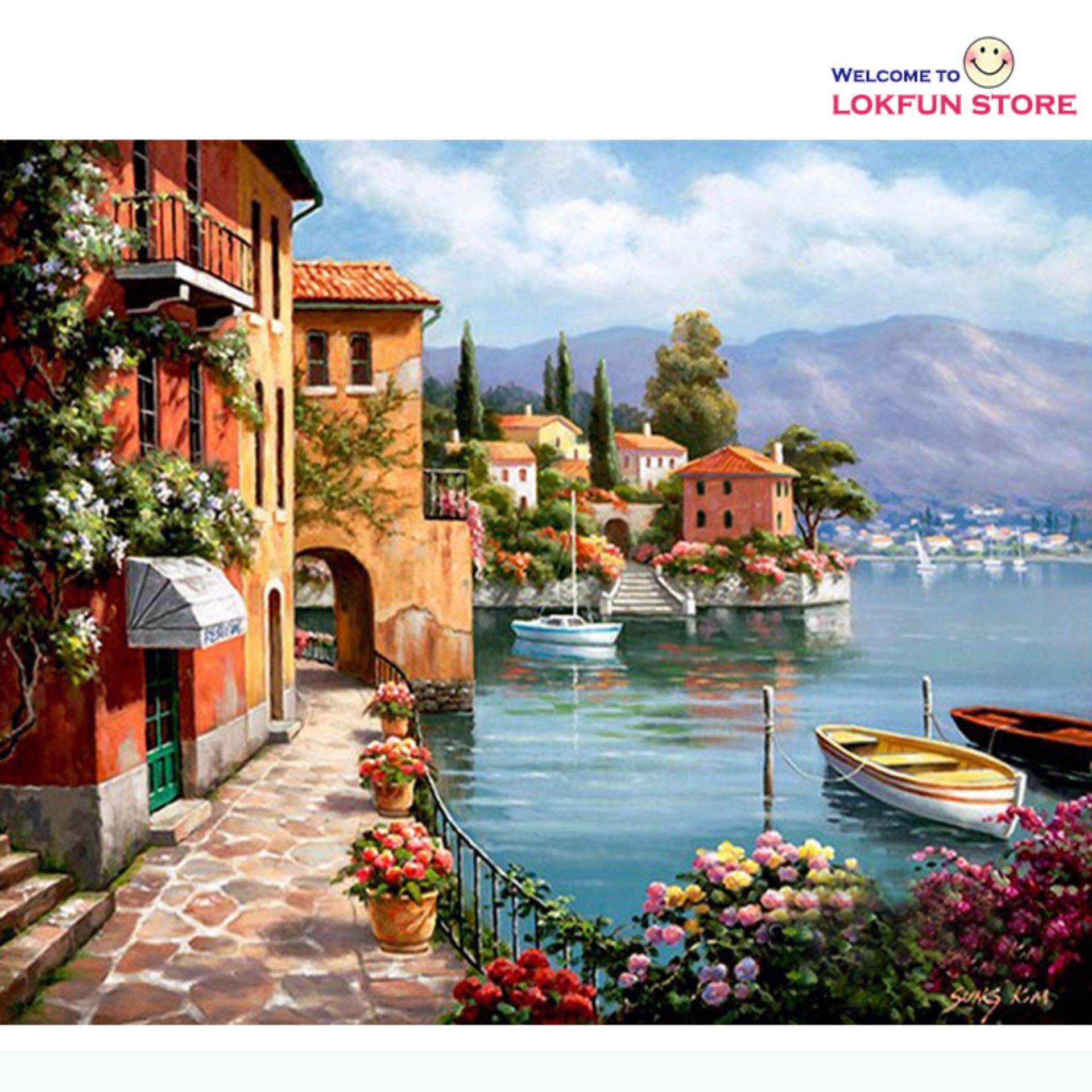 Venedig Resorts Seascape Diy Painting By Numbers Handpainted Canvas Painting Venedig Resorts Seascape Diy Painting By Numbers Handpainted Canvas Painting