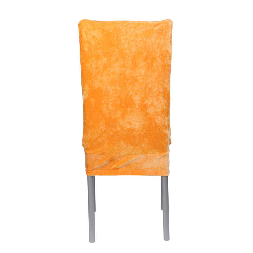 Newlifestyle Villus Conjoined Elastic Chair Cover (Yellow) - intl(Black)