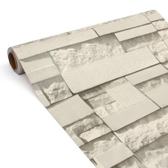 Antik 3D Brick Wallpaper Gulungan 45 Cm X 10 M Bata Diri Adhesivewall Gulungan Kertas Dekorasi Rumah Toko Anti-Air dinding Stiker-Internasional