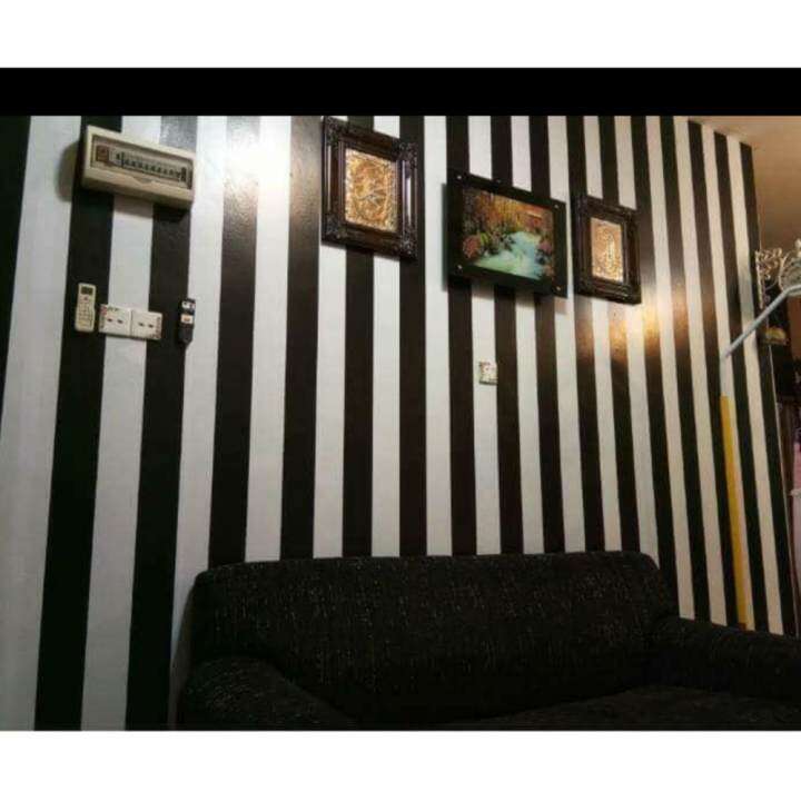 Wallpaper 2D Jalur Hitam New Design