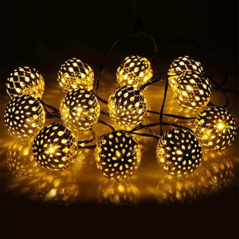 Outdoor Lighting For Lights S Brands Review Waterproof 20 Led Solar Powered Fairy Holiday Party Light Moroccan Lantern Silver Metal Globe String Lights