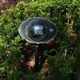 Waterproof Christmas Snowfall LED Projector Light Garden Landscape Lamp (Black)