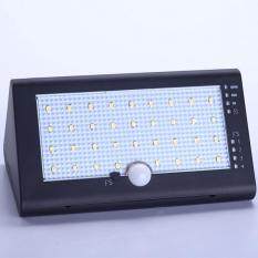 Dsstyles Anti-Air Gerakan Sensor Lampu Surya dengan 35 LED 4 Mode USB Baterai Isi Ulang, tenaga Surya Bertenaga Lampu Dinding Luar Ruangan Nirkabel untuk Halaman, Taman, Teras