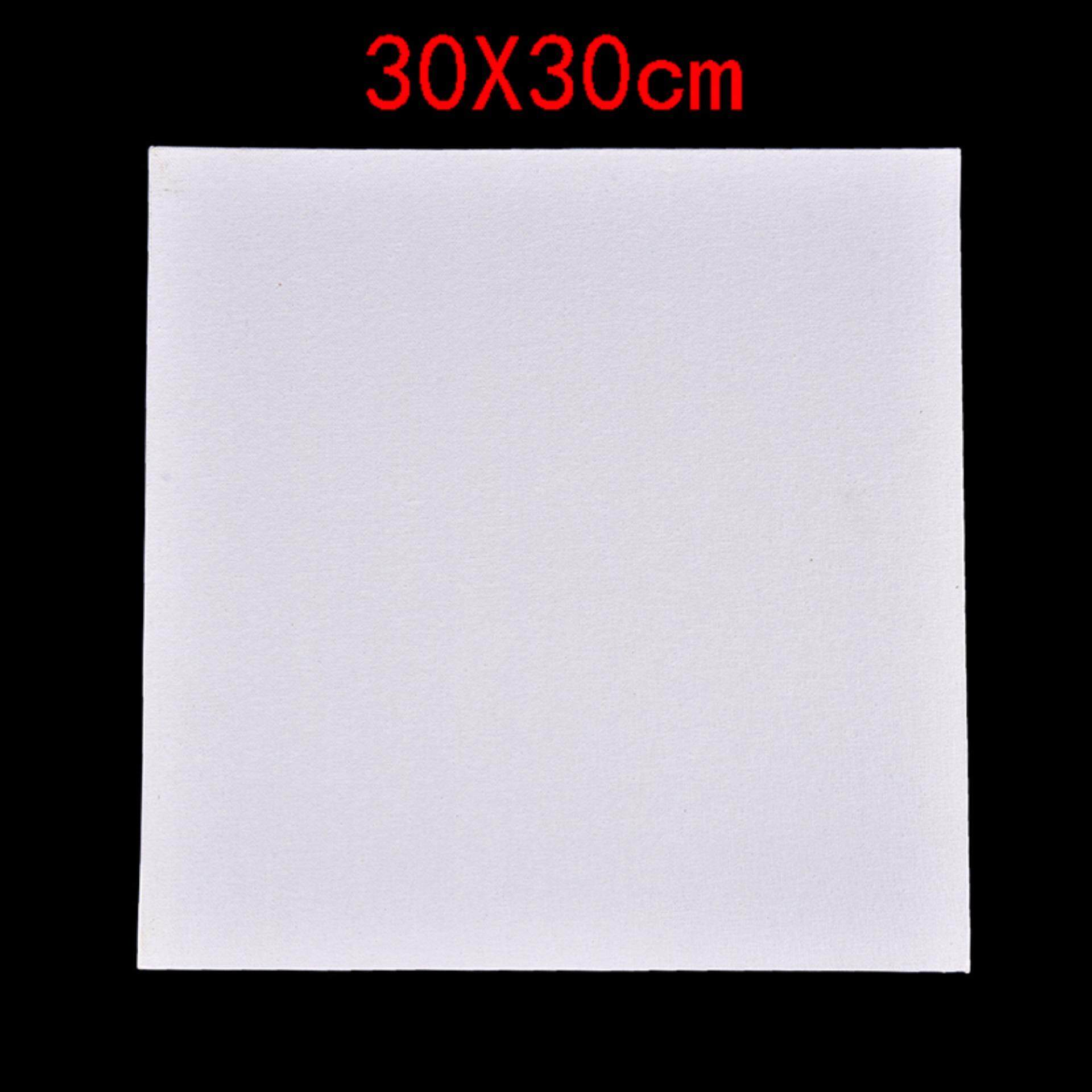 White Blank Artist Canvas Wooden Board Frame For Primed Oil Acrylic Paint O4C 30*30cm - intl
