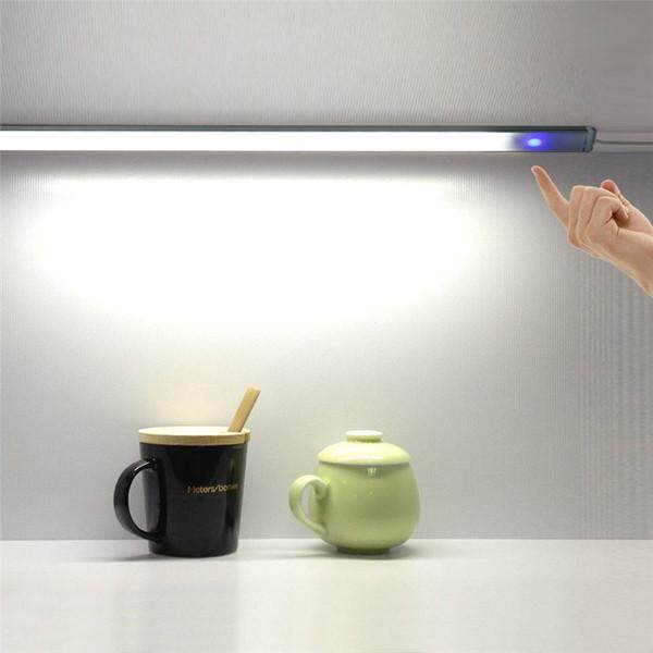 White Dimmable Type DC5V 6W 21Leds Alluminum USB Interface Creative Touch Control Switch LED Night Light Dimmable Bedroom Lamp Closet Light - intl