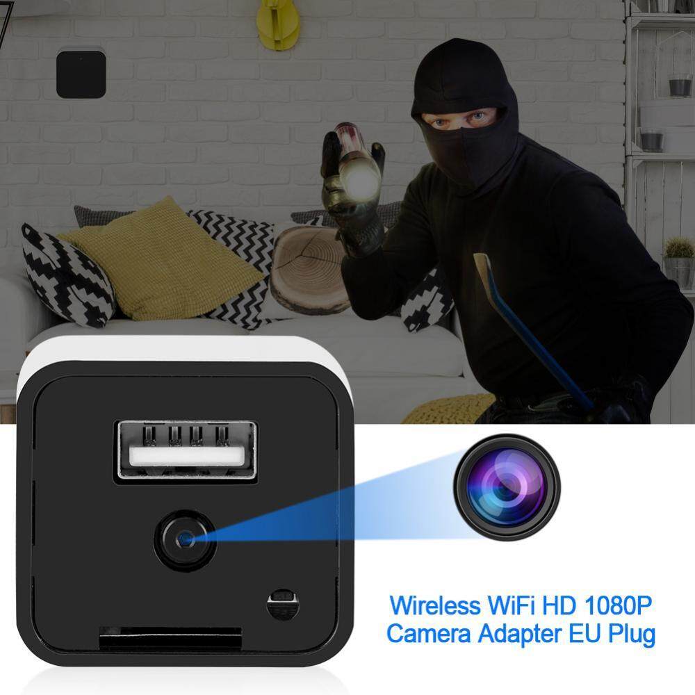 Camera an ninh, camera quay lén dạng cốc sạc HD 1080P (Đen)