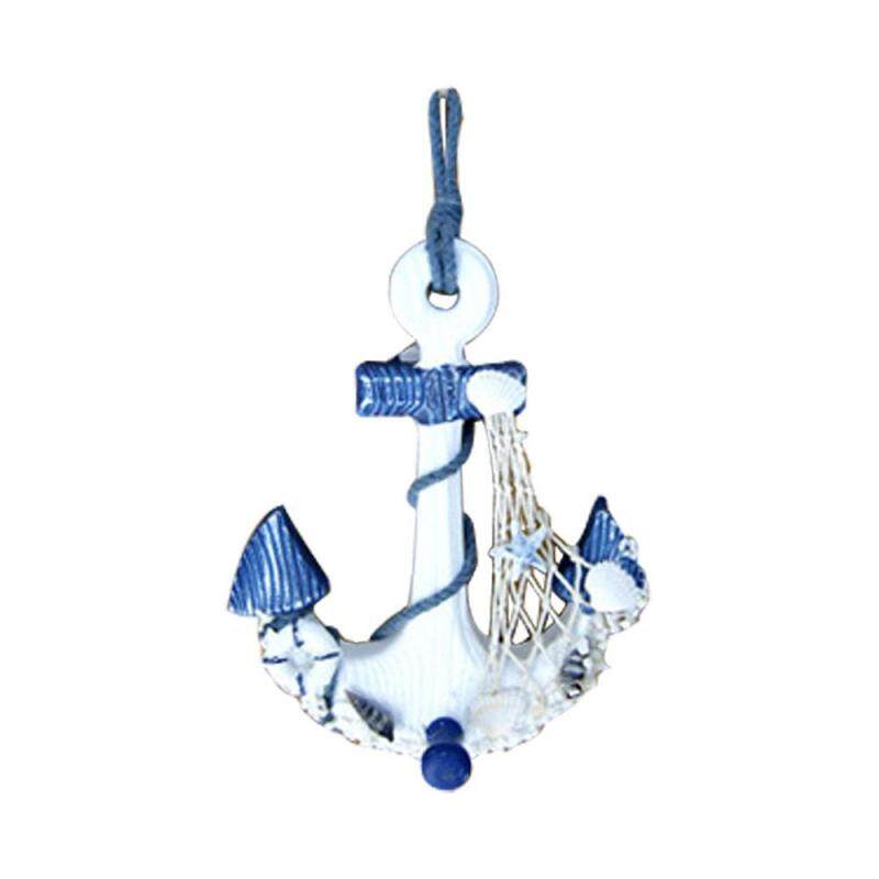 Womdee Ornamental Home Nautical Marine Decor Wood Pirate Ship Anchor Hook
