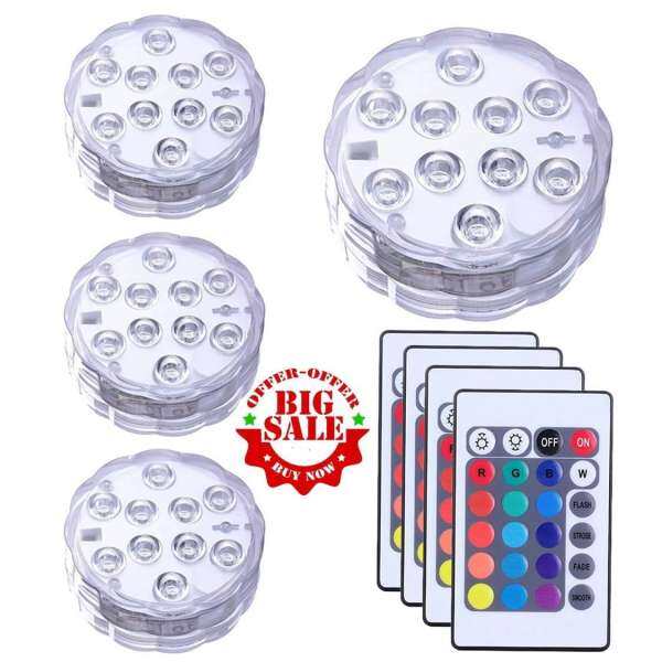 Led Lighting For Lamps S Brands Review In Womdee Submersible Led Lights 10 Rgb Pool Multi Color Waterproof Remote Control