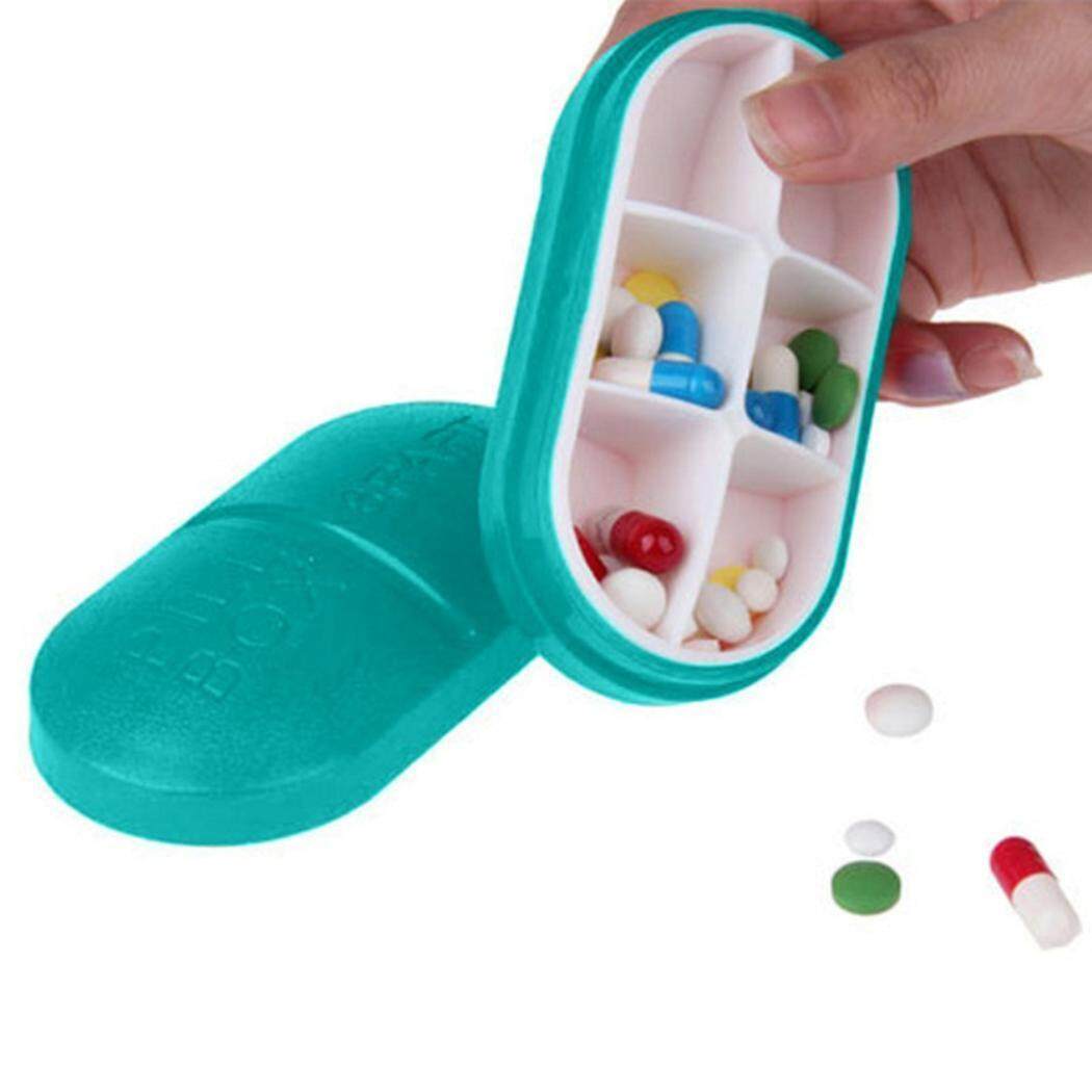 Terbaik Seller Sunwonder 6 Bagian Pil Perjalanan Kotak Tablet Penahan Obat Dispenser Organizer Penyimpanan-Internasional