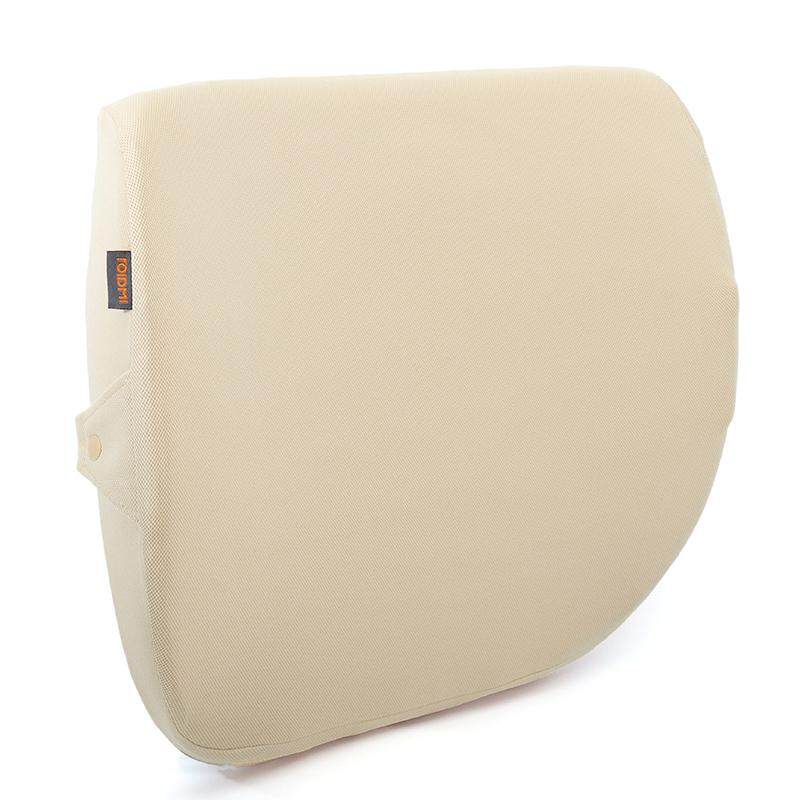 Xiaomi Roidmi Memory Foam Car Seat Head Neck Pillow Lumbar Cushion Set of Back Support Cushion Beige Neck Pillow+Lumbar Cushion - intl