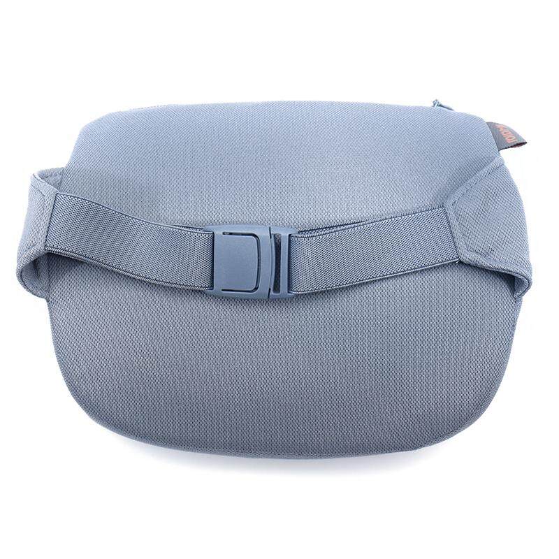 Xiaomi Roidmi Memory Foam Car Seat Head Neck Pillow Lumbar Cushion Set of Back Support Cushion Grey Neck Pillow - intl