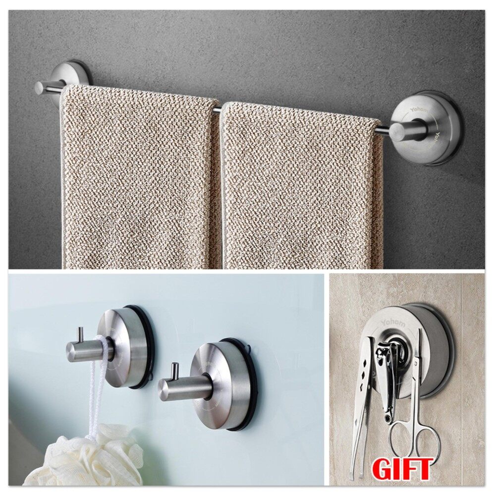 Strong Shower Stand Holders Bathroom Adjustable Brackets Suction Cup Accessories