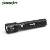 ZOOM CREEE XM-L T6 LED Rechargeable Tactical Flashlight Lamp AC+Battery Charger Black