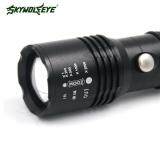 ZOOM CREEE XM-L T6 LED Rechargeable Tactical Flashlight Lamp AC+Battery Charger Black