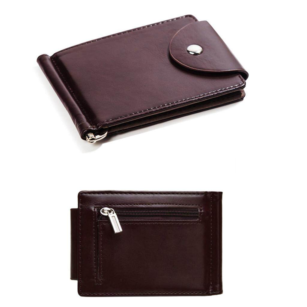 Felicemall Men Leather Multicard Card Holder Wallet Zipper And Hasp