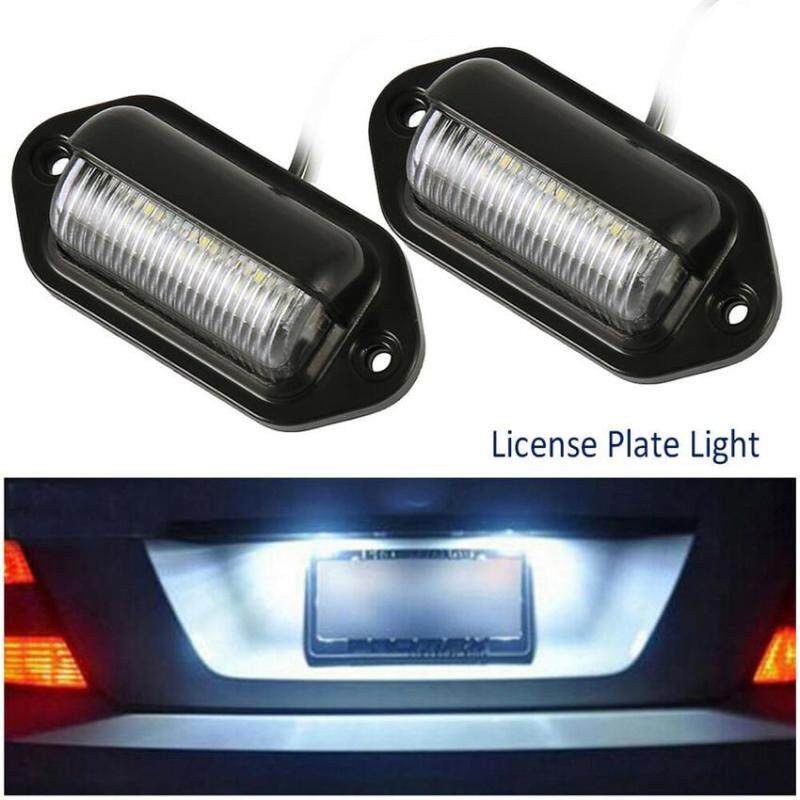 MÃ 2 chiếc ĐÈN LED Đa Năng Giấy Phép Biển Số Ánh Sáng Đèn Xe Ô Tô, Xe Tải SUV Xe Kéo Xe Tải