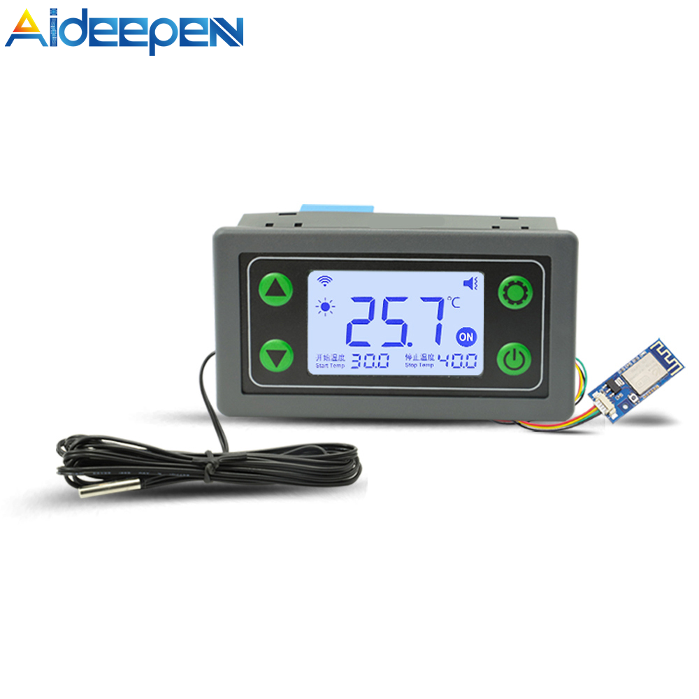 Aideepen WIFI Thermostat Temperature Controller SA30 Digital Display Temperature Regulator 110V-220V Heating Controller