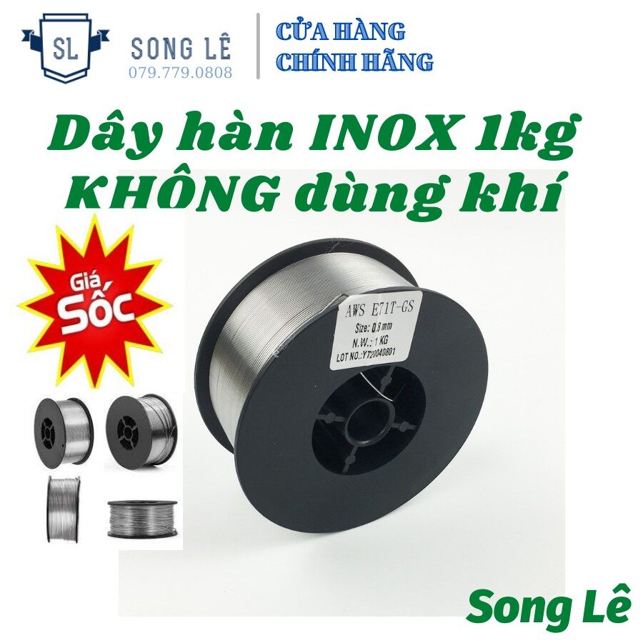 Cuộn Dây Hàn Mig Inox 304 1Kg - Không Cần Sử Dụng Khí