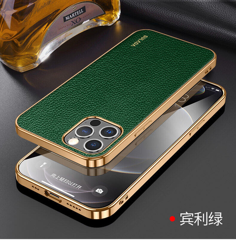 Da thật vỏ điện thoại cho Iphone 15 Pro Max 14 Pro Max 13 Pro Max 12 Pro Max da trường hợp 11 Pro Max x XS Max XR 15 cộng với mạ điện Ốp viền điền thoại mềm bảo vệ lưng điện thoại Bìa
