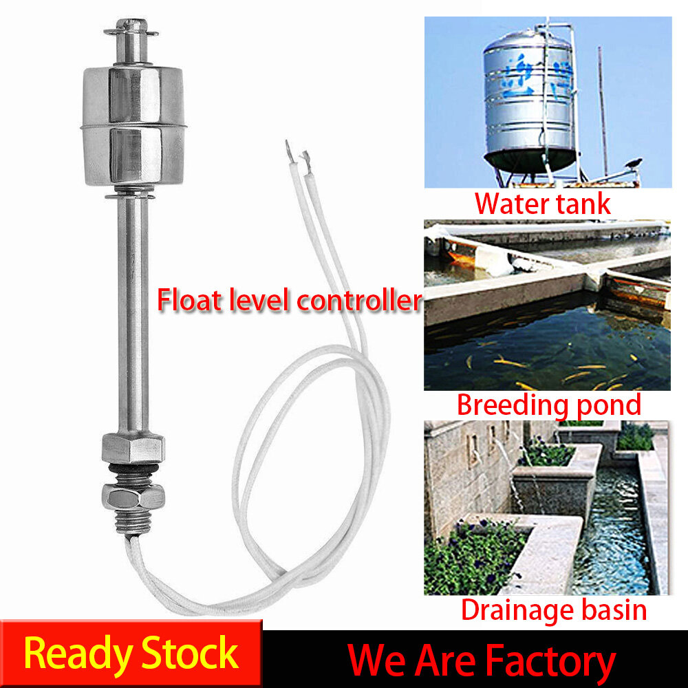 [Giao Hàng 24 Giờ] Công Tắc Phao Cảm Biến Mực Nước Chất Lỏng Bằng Thép Không Gỉ 0 ~ 220V Cho Bể Bơi Cảm Biến Mực Chất Lỏng 100Mm, Công Tắc Mực Chất Lỏng, Công Tắc Mực Nước, Phao Mực
