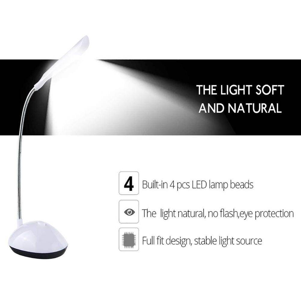 Foldable Mini Table Lamp Kids Reading Night Light Bedroom Home Decoration