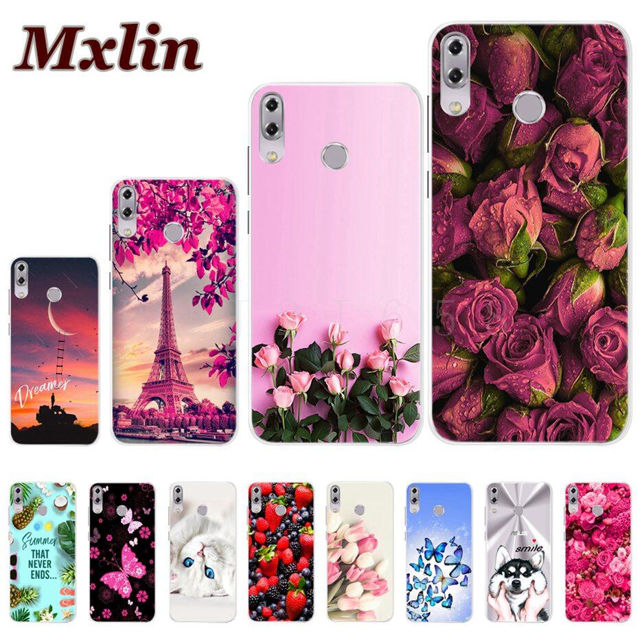 Silicone Case For Asus Zenfone 5 ZE620KL ZF620KL X00QD Casing Cute Painted Soft Protection Phone Cover