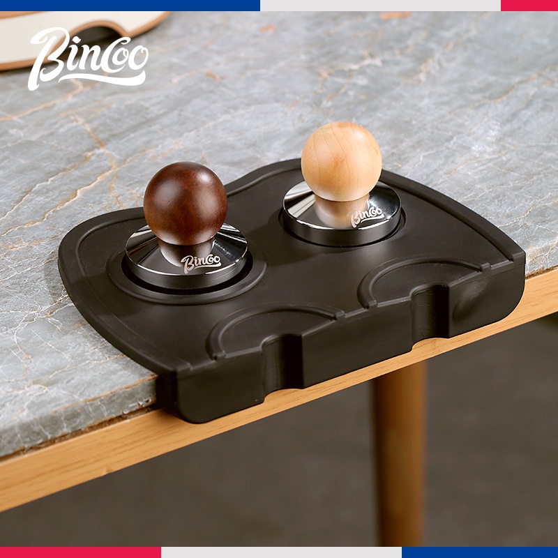 Bincoo Coffee Press Stainless Steel Powder Hammer Solid Wood Handle Powder Distributor Mini Cute Coffee Appliance