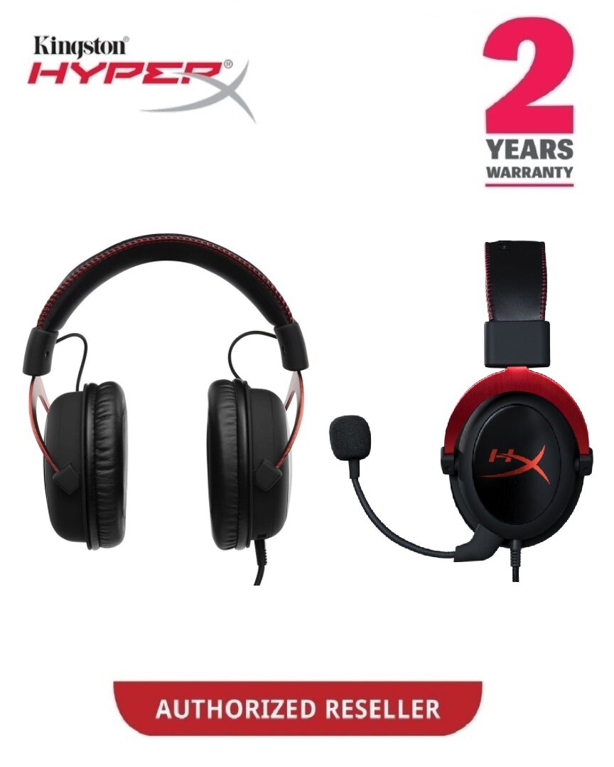 HyperX Cloud II | HyperX Cloud 2 | Red . Gun Metal - HyperX Gaming Headset  (PC) Virtual Surround 7.1 | Lazada