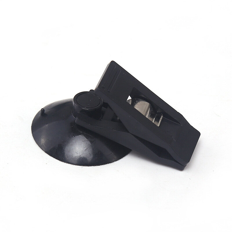 Black Clip Mount Interior Accessory Clip Removable Holder Car Interior Window Mount Suction Cup Clips Suction Cap Clip