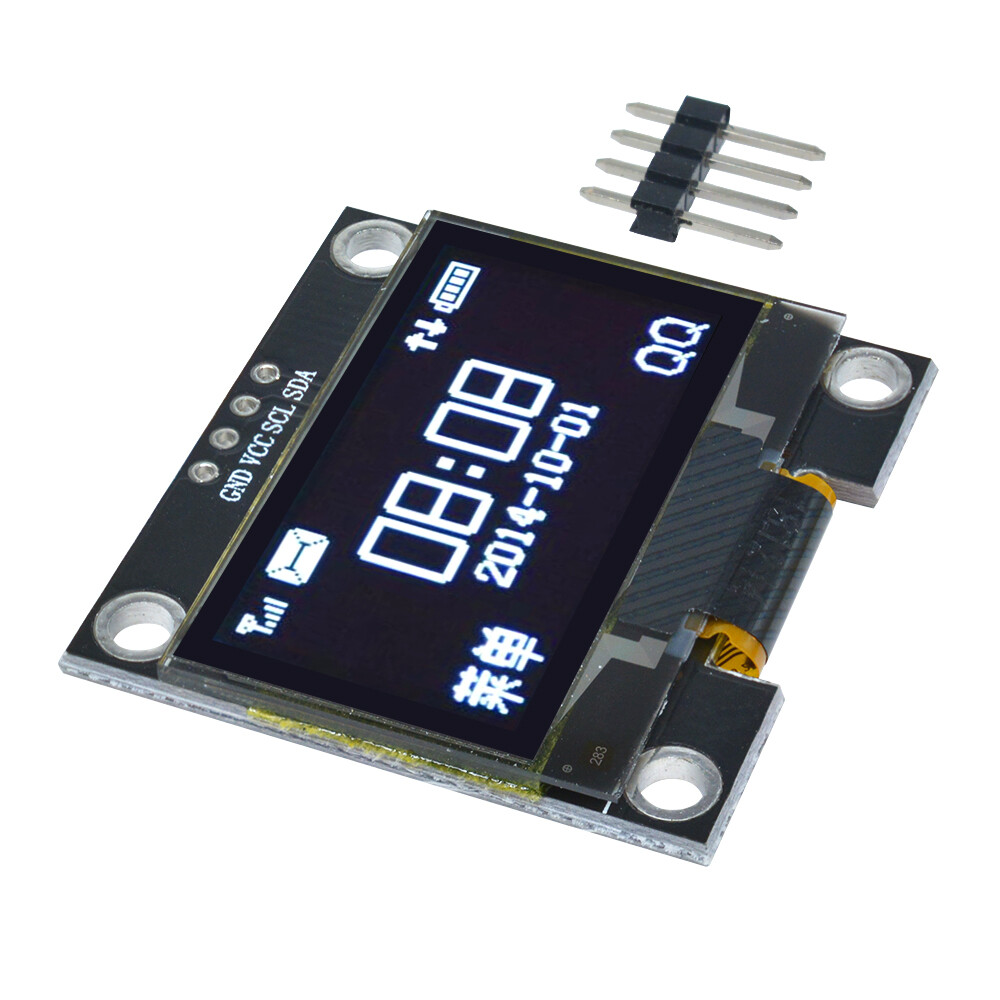 1.3inch OLED LCD Display 4Pin Module IIC I2C 128x64 3-5V Interface for Arduino Blue/White