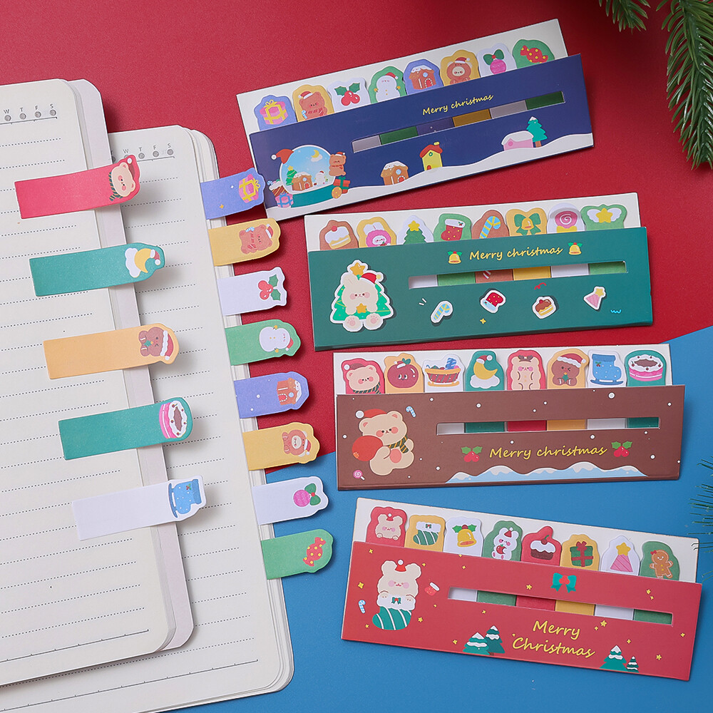 120 tờ giấy ghi chú Post It giáng sinh sinh sinh viên Ins dễ thương ghi chú dán