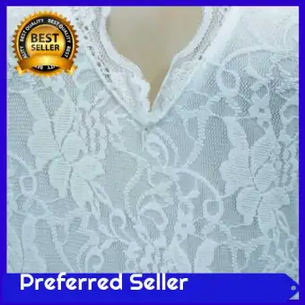 deep v neck lace top