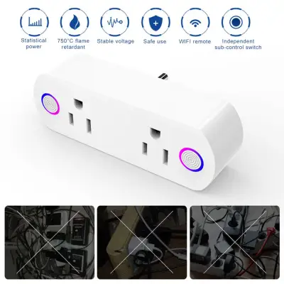 S_way《Original》WIFI Smart socket support Amazon alexa, Google Home, IFTTT wifi mobile phone timing socket remote control smart home one for two double socket